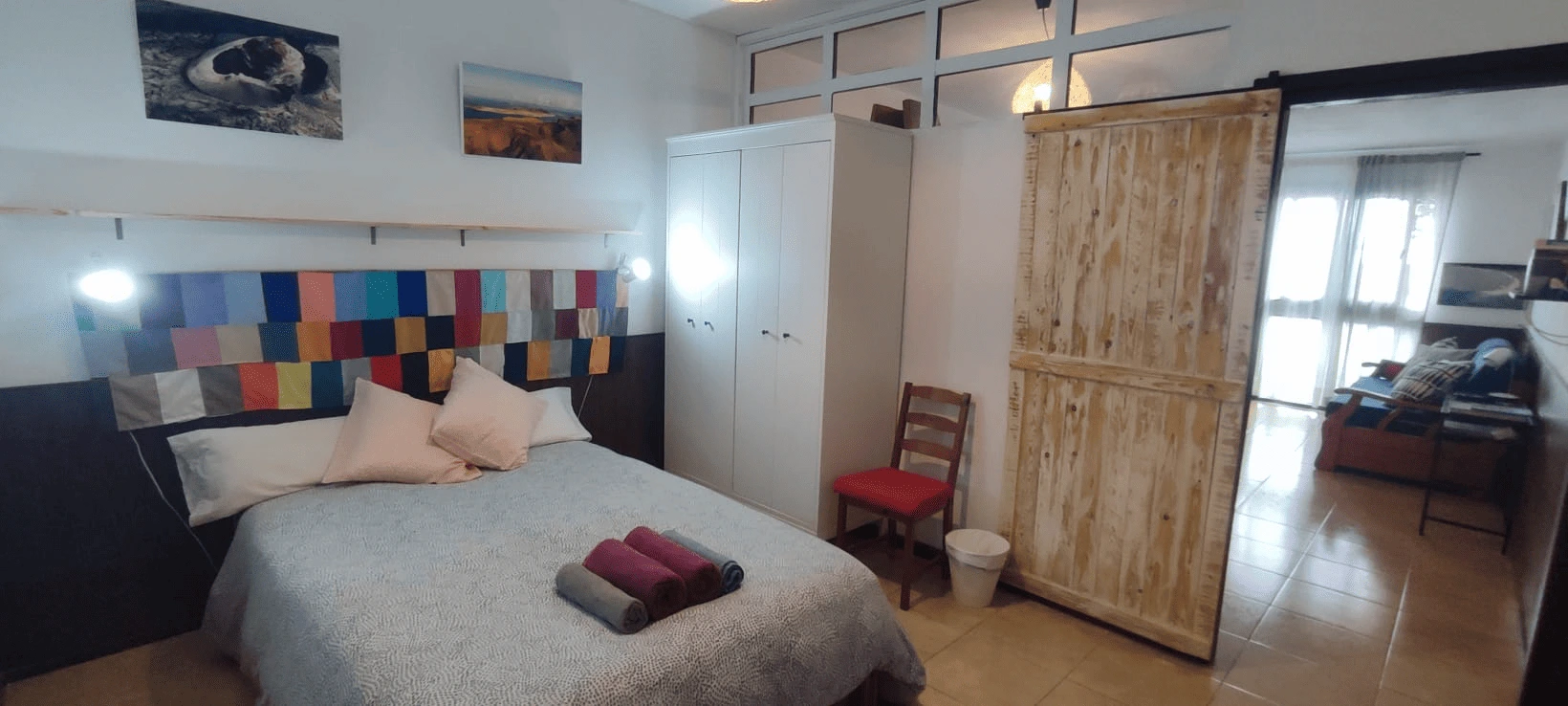 Dormitorio acogedor apartamento Los Ancones Costa Teguise